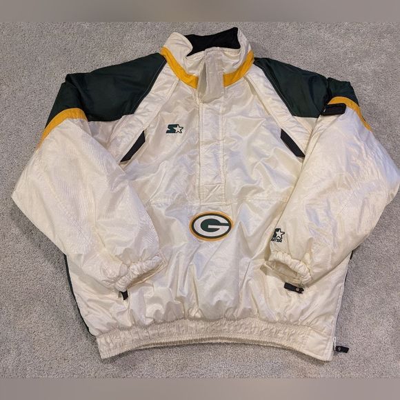STARTER Other - Vintage 90s Green Bay Packers Starter Winter Jacket Puffy Thick Y2K Mens 2XL NFL